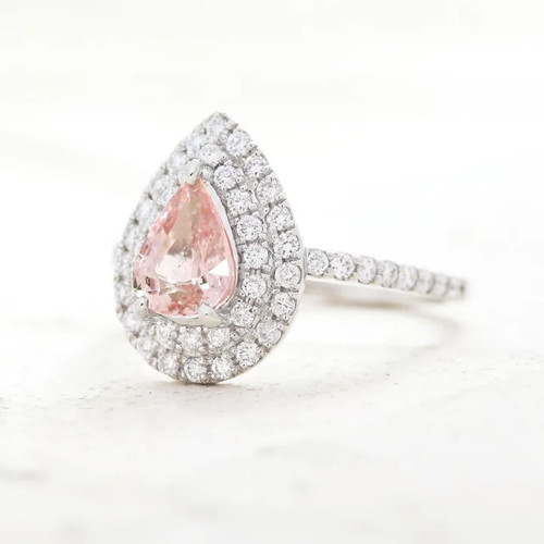 Bague double halo - double,