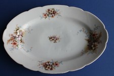 grand plat ovale - porcelaine