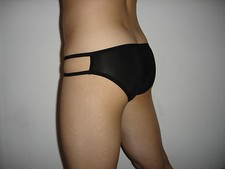 Déstock Tonga mini slip noir NEOFAN taille L sexy Ref /Air02