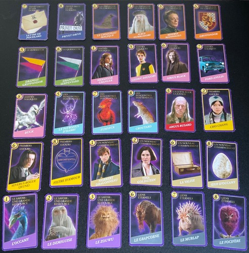 Carte harry potter animaux - et,