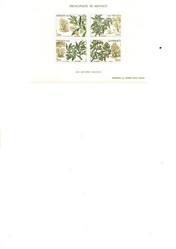 Feuillet neuf monaco - feuillet,