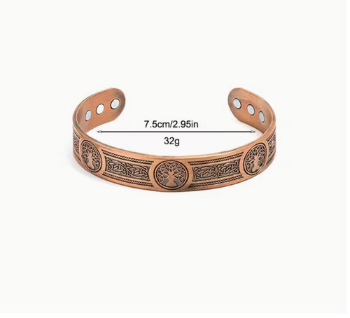 Bracelet magnétique ajustable