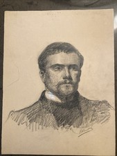 Dessin Original Fusain signé