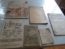 6 DOCUMENTS ANCIENS MUSIQUE ET