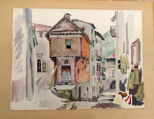 Aquarelle paul emile - aquarelle,