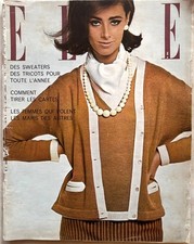 ELLE Magazine n° 944 du 24 Janvier 1964 ancienne revue de Mode Couture Chapeau