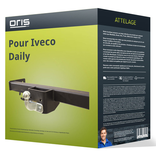 Attelage pour iveco daily - pour,