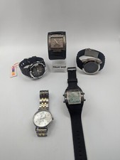 lot 5 montres, Guess quartz, Marianne, solaire, sport podomètre, numérique