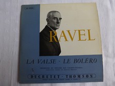 maurice ravel-la valse-boléro-LP 33 tours 25 cm