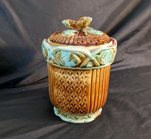 Pot tabac ancien barbotine - tabac, ancien,