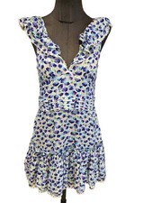 Superbe Robe Bleu Mauve Poupette St Barth 34/36 Tbe