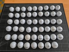 Lot de 52 balles de golf Inesis blanches d'occasion de Qualité 4*