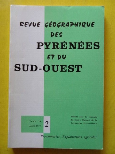 Revue géographique pyrénées - revue,