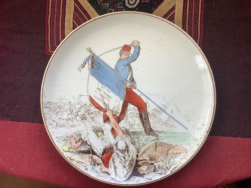 Assiette militaire drapeau - militaire, « drapeau
