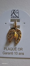 Pendentif fer à cheval tête