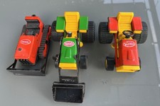 LOT 3 TRACTEURS TONKA METAL