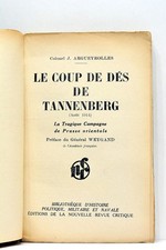 ARGUEYROLLES LE COUP DE DÉS DE TANNENBERG CARTES PARIS 1937