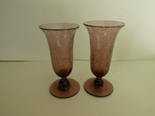 2 Verres Biot ? Couleur Ambré