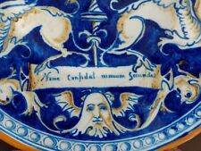 Rare Assiette XVIe majolique DERUTA 1525 !