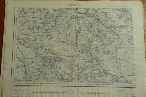 Carte etat major xixè - xixè,
