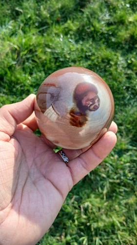 Jaspe mookaite forme sphère - jaspe,