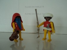 PLAYMOBIL vintage safari couple bédouins fusil poterie type 3414 3415 3585 3586