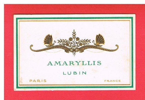 Carte parfumee lubin - carte,
