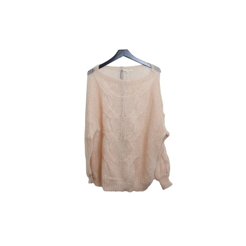 Maje morsade sweater beige - maje,