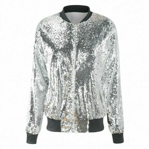 Femme paillettes sequin bomber - femme,