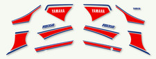 YAMAHA RD 350 LC 31K - Kit Sticker decals - YPVS RDLC 1983-84 - Red on white
