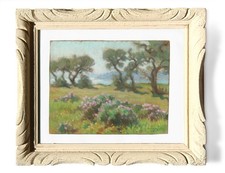 Marcel Poggioli (1882-1969) - Paysage méditerranéen - Pastel encadré - Corse