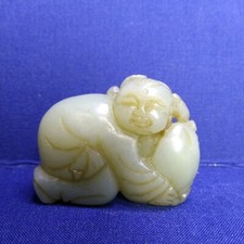 Antique Chinese celadon jade