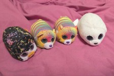 4 petites peluches TY (8 cm)