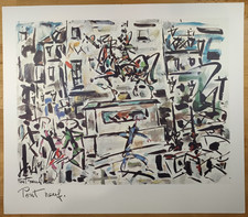 LITHOGRAPHIE - Pont Neuf PARIS