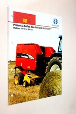 Prospectus Tracteur Presse NEW HOLLAND BR740  Prospekt Brochure Tractor Traktor 