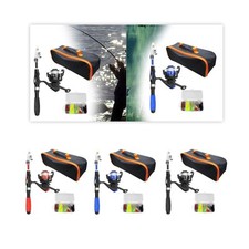 Canne à pêche pour enfant de voyage, ensemble complet de canne à pêche pour