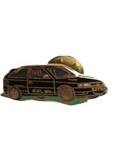 Pin's Pins Pin LAPEL Démons et Merveilles Voiture GSI 16V "Opel Astra" 