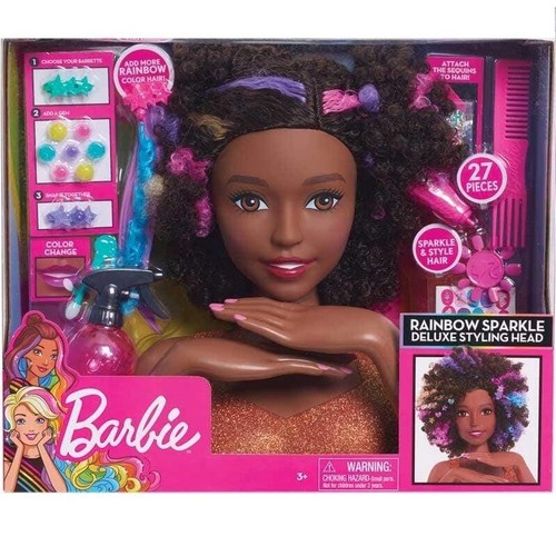 Jeux précieux barbie tête - barbie,