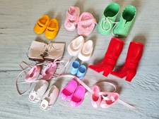 Lot 11 Paires Chaussures Poupées Bella/Zapf Années 80-90 Collection Décoration