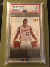 🔥LeBron James 2003-04 NBA Upper Deck Box Set #12 Rookie RC PSA 9🔥