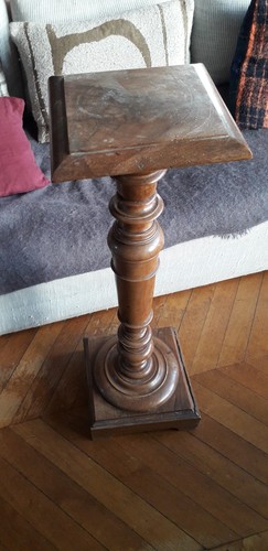 Colonne ancienne bois - colonne, en