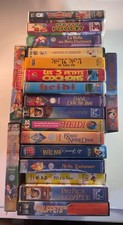 Lot 19 Vhs film enfant dessin