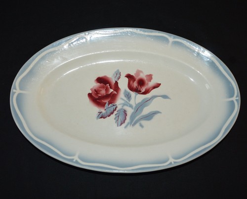 Ancien plat ovale - , service