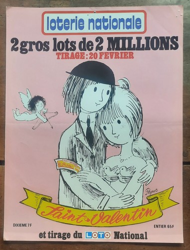 Affiche originale loterie - affiche,