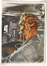 32899 Artiste Carte Postale W. Willrich Conducteur De Char Avec Casque 1942