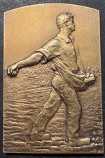 Médaille 1 argent " Le SEMEUR : Compagnie d'assurances Le Monde " BAUDICHON