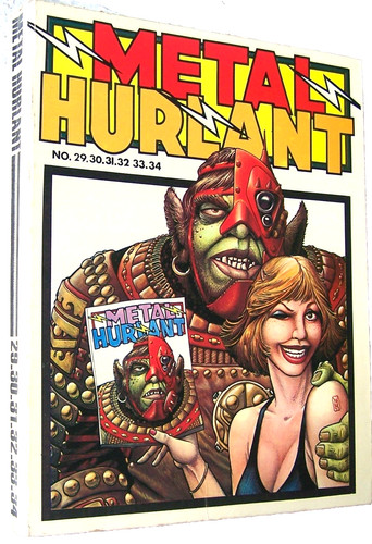 Reliure metal hurlant 1978 - hurlant,