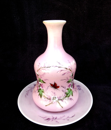 Ancienne carafe coupelle - et,