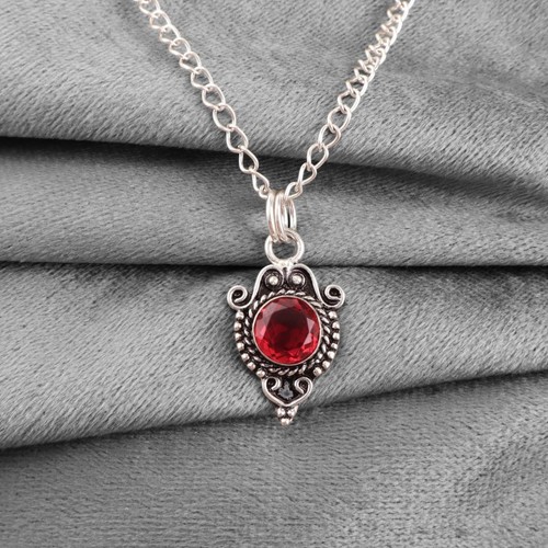 Pendentif fait main argent - en,