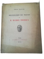CD00000733 Maïstre, Henri | Bibliographie des travaux de Maurice Tourneux  - pré